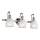 Elstead KL-CORA3-BATH - LED Kylpyhuoneen seinävalo CORA 3xG9/3W/230V IP44