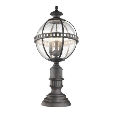 Elstead KL-HALLERON-3M - Ulkovalaisin HALLERON 3xE14/60W/230V IP44