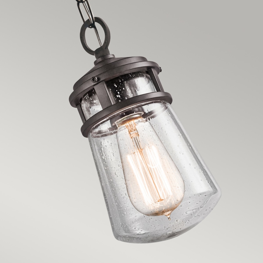 Elstead KL-LYNDON8-S-AZ - Ulkokattokruunu LYNDON 1xE27/75W/230V IP44 antrasiitti