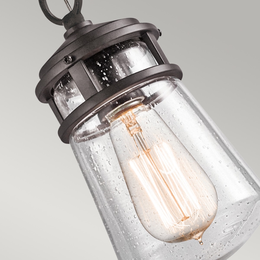 Elstead KL-LYNDON8-S-AZ - Ulkokattokruunu LYNDON 1xE27/75W/230V IP44 antrasiitti