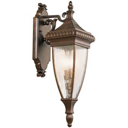 Elstead KL-VENETIAN2-M - Ulkoseinävalaisin VENETIAN 2xE14/60W/230V IP44