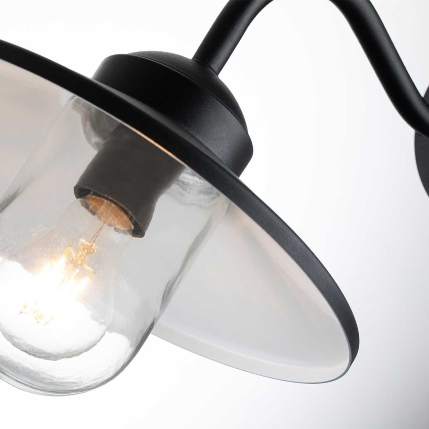 Elstead - Ulkoseinävalaisin liiketunnistimella KLAMPENBORG 1xE27/60W/230V IP44