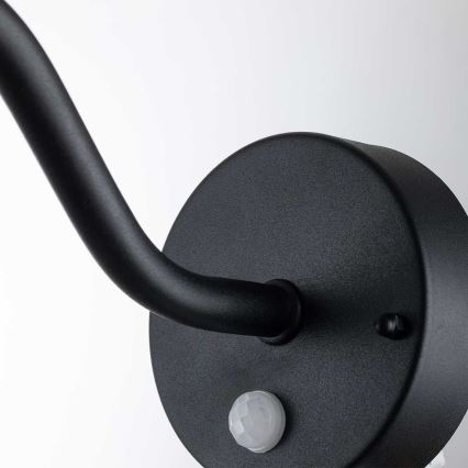 Elstead - Ulkoseinävalaisin liiketunnistimella KLAMPENBORG 1xE27/60W/230V IP44