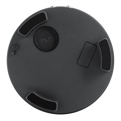 Elstead KL-LYNDON-BT-B-BK - Himmennettävä LED-ulkovalaisin kaiuttimella LYNDON LED/3W/230V IP44 300 mA