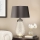 Elstead - LED-pöytävalaisin LENA 1xE27/40W/230V + 1xGU10/7W 74 cm harmaa