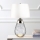 Elstead - LED-pöytävalaisin LENA 1xE27/60W/230V + 1xGU10/7W 60,5 cm valkoinen