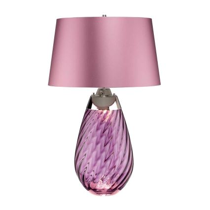 Elstead - LED-pöytävalaisin LENA 1xE27/40W/230V + 1xGU10/7W 74 cm vaaleanpunainen