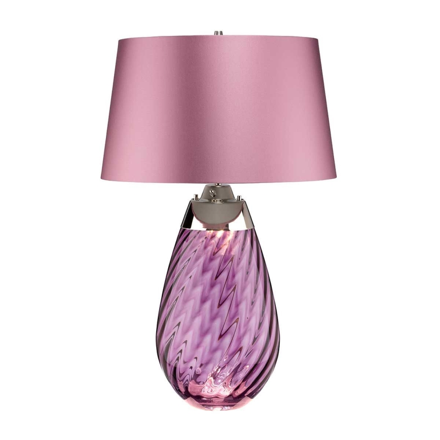 Elstead - LED-pöytävalaisin LENA 1xE27/40W/230V + 1xGU10/7W 74 cm vaaleanpunainen