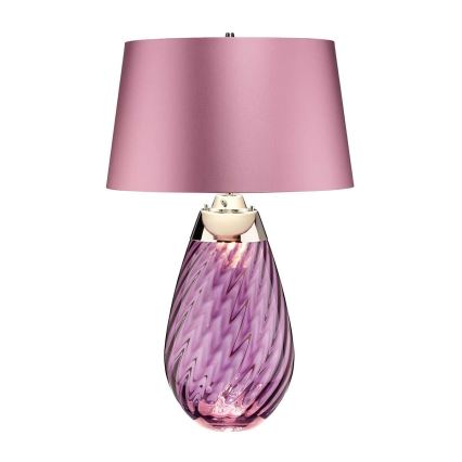Elstead - LED-pöytävalaisin LENA 1xE27/40W/230V + 1xGU10/7W 74 cm vaaleanpunainen