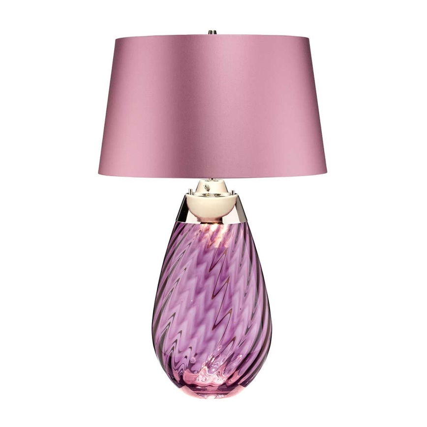 Elstead - LED-pöytävalaisin LENA 1xE27/40W/230V + 1xGU10/7W 74 cm vaaleanpunainen