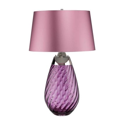 Elstead - LED-pöytävalaisin LENA 1xE27/40W/230V + 1xGU10/7W 74 cm vaaleanpunainen