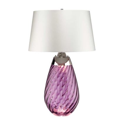 Elstead - LED-pöytävalaisin LENA 1xE27/40W/230V + 1xGU10/7W 74 cm vaaleanpunainen/valkoinen