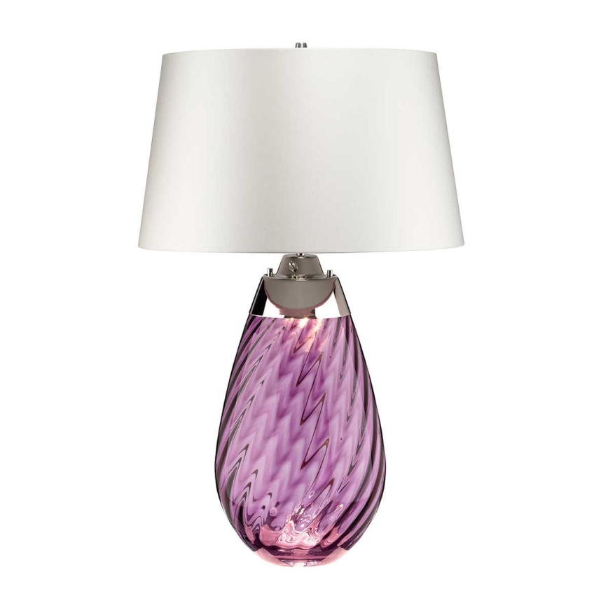 Elstead - LED-pöytävalaisin LENA 1xE27/40W/230V + 1xGU10/7W 74 cm vaaleanpunainen/valkoinen