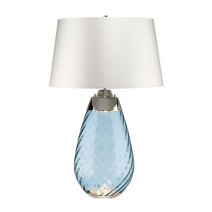 Elstead - LED-pöytävalaisin LENA 1xE27/40W/230V + 1xGU10/7W 74 cm sininen/valkoinen