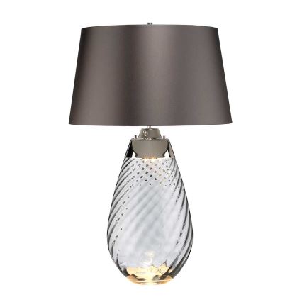 Elstead - LED-pöytävalaisin LENA 1xE27/40W/230V + 1xGU10/7W 74 cm harmaa
