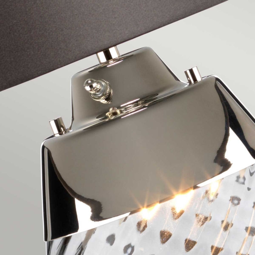Elstead - LED-pöytävalaisin LENA 1xE27/40W/230V + 1xGU10/7W 74 cm harmaa