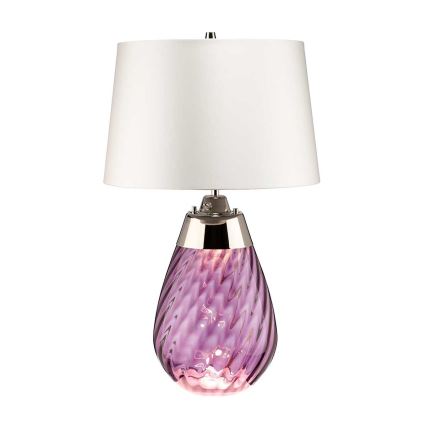 Elstead - LED-pöytävalaisin LENA 1xE27/40W/230V + 1xGU10/7W 74 cm vaaleanpunainen