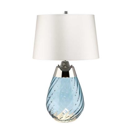 Elstead - LED-pöytävalaisin LENA 1xE27/60W/230V + 1xGU10/7W 60,5cm sininen/valkoinen