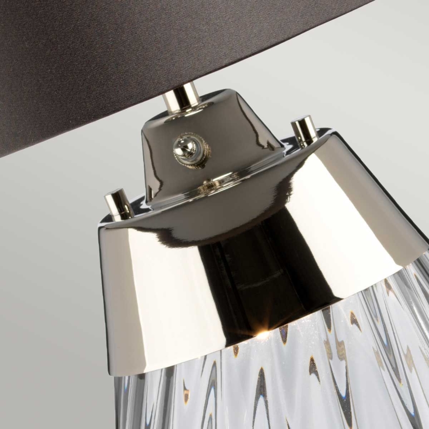 Elstead - LED-pöytävalaisin LENA 1xE27/60W/230V + 1xGU10/7W 60,5 cm harmaa