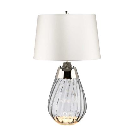 Elstead - LED-pöytävalaisin LENA 1xE27/60W/230V + 1xGU10/7W 60,5 cm valkoinen