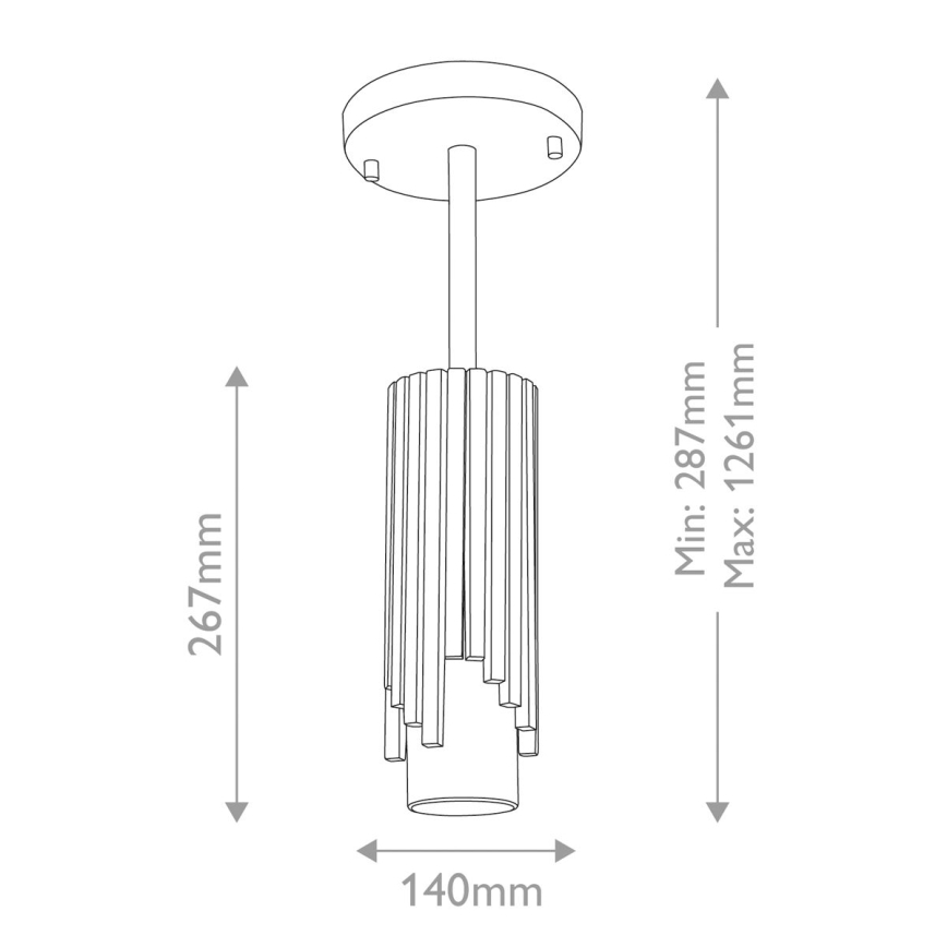 Elstead - Varrellinen kattovalaisin MARVELE 1xE14/40W/230V kullanvärinen