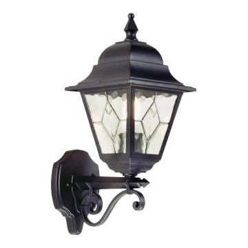 Elstead NR1-BLK - Ulkoseinävalaisin NORFOLK 1xE27/100W/230V IP43