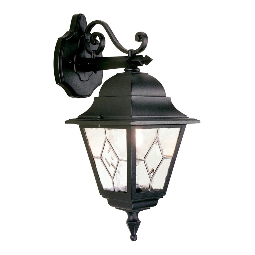Elstead NR2-BLK - Ulkoseinävalaisin NORFOLK 1xE27/100W/230V IP43
