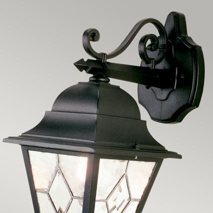 Elstead NR2-BLK - Ulkoseinävalaisin NORFOLK 1xE27/100W/230V IP43