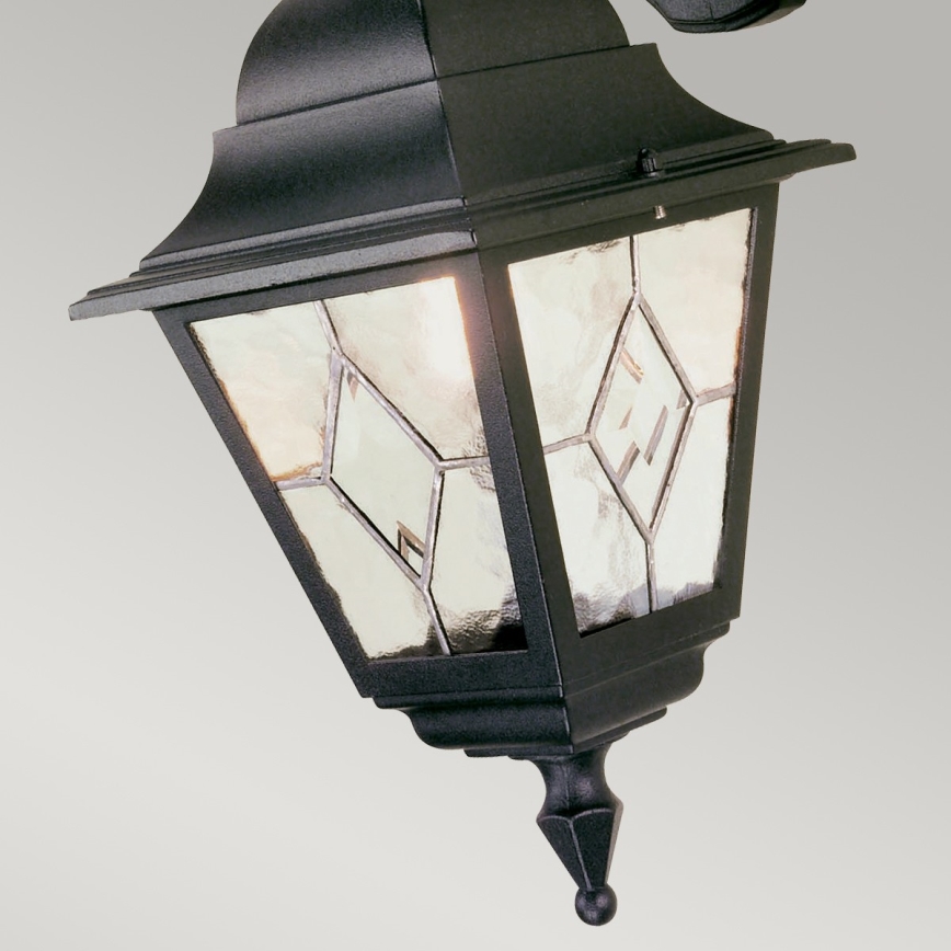 Elstead NR2-BLK - Ulkoseinävalaisin NORFOLK 1xE27/100W/230V IP43