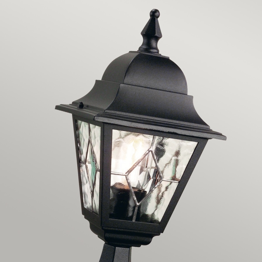Elstead NR3-BLK - Ulkovalaisin NORFOLK 1xE27/100W/230V IP43