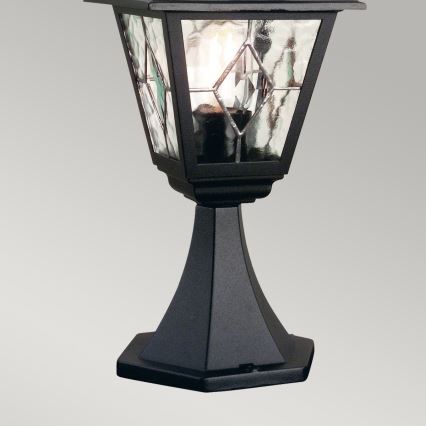 Elstead NR3-BLK - Ulkovalaisin NORFOLK 1xE27/100W/230V IP43