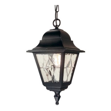 Elstead NR9-BLK - Ulkokattokruunu NORFOLK 1xE27/100W/230V IP43