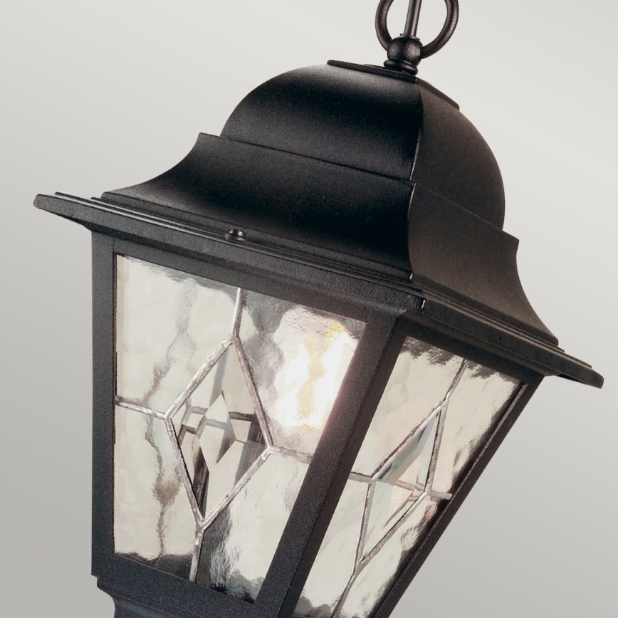 Elstead NR9-BLK - Ulkokattokruunu NORFOLK 1xE27/100W/230V IP43
