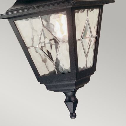 Elstead NR9-BLK - Ulkokattokruunu NORFOLK 1xE27/100W/230V IP43