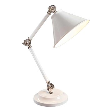 Elstead - Pöytävalaisin PROVENCE ELEMENT 1xE27/60W/230V valkoinen