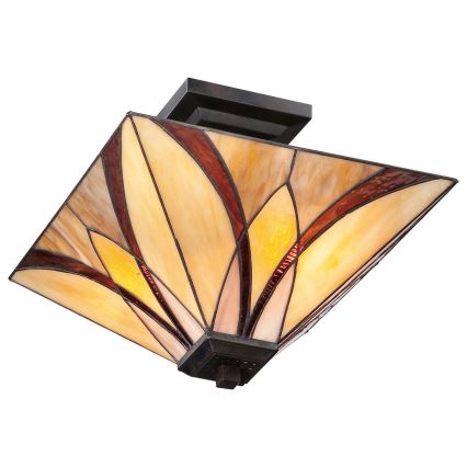 Elstead QZ-ASHEVILLE-SF - Kattokruunu tangossa ASHEVILLE 2xE27/100W/230V