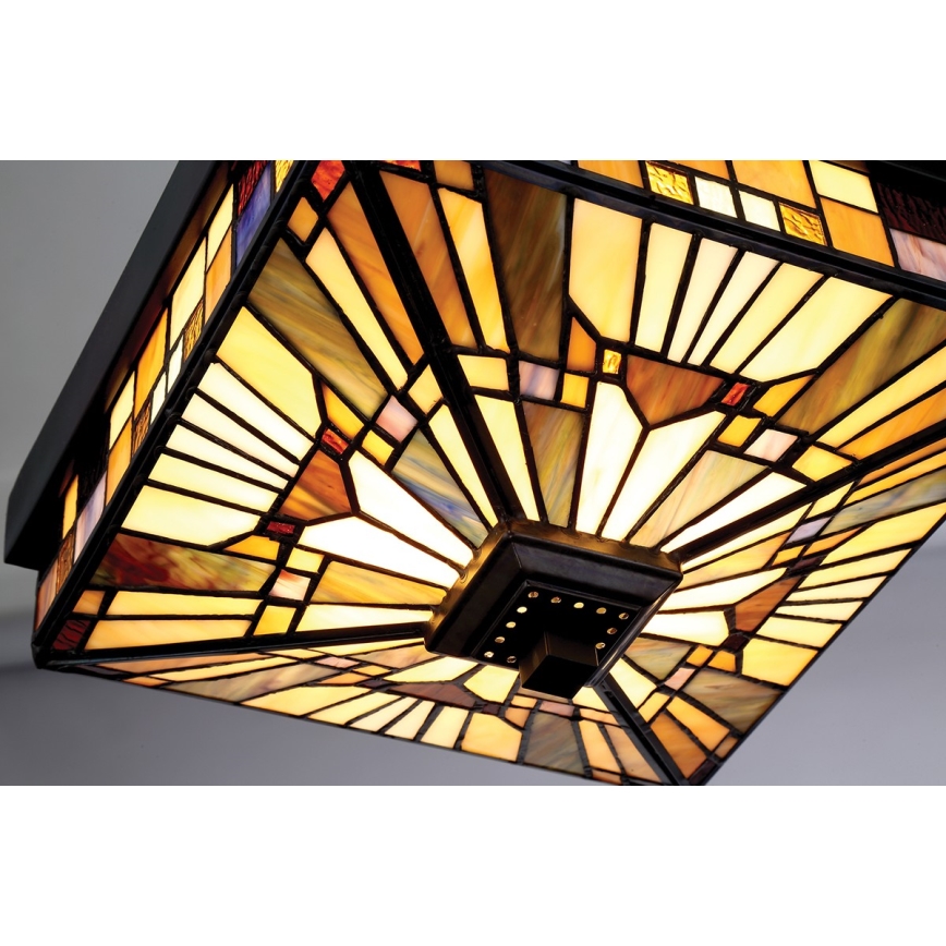 Elstead QZ-INGLENOOK-F - Ulkokattovalo INGLENOOK 2xE27/60W/230V IP44