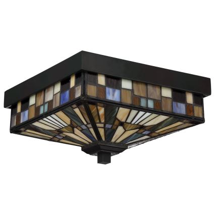 Elstead QZ-INGLENOOK-F - Ulkokattovalo INGLENOOK 2xE27/60W/230V IP44