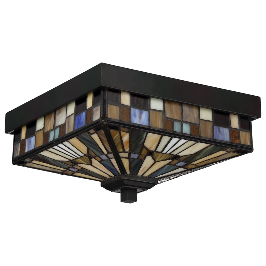 Elstead QZ-INGLENOOK-F - Ulkokattovalo INGLENOOK 2xE27/60W/230V IP44