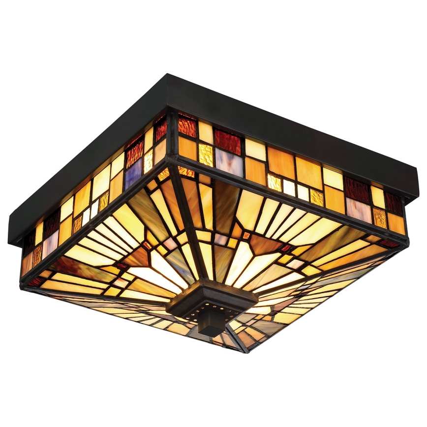 Elstead QZ-INGLENOOK-F - Ulkokattovalo INGLENOOK 2xE27/60W/230V IP44