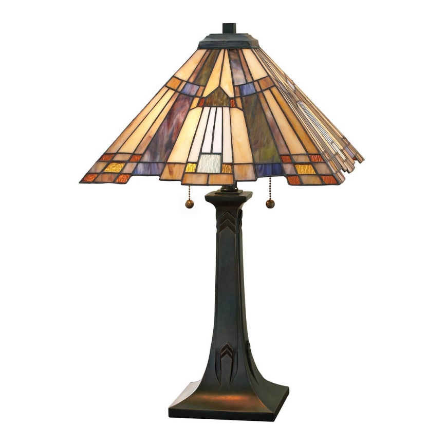 Elstead QZ-INGLENOOK-TL - Pöytävalaisin INGLENOOK 2xE27/60W/230V
