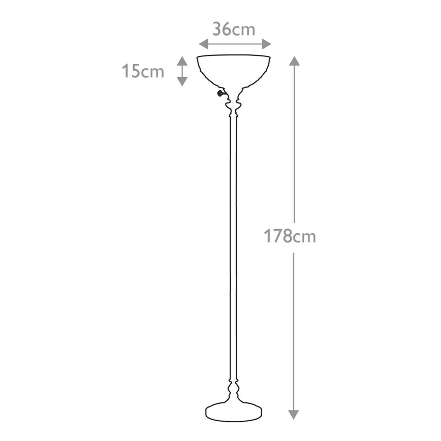 Elstead QZ-KAMI-UL - Lattialamppu KAMI 1xE27/100W/230V