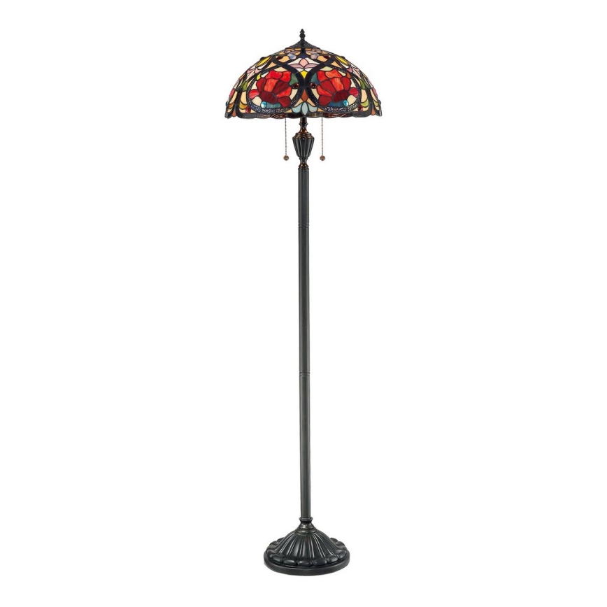 Elstead QZ-LARISSA-FL - Lattialamppu LARISSA 2xE27/100W/230V