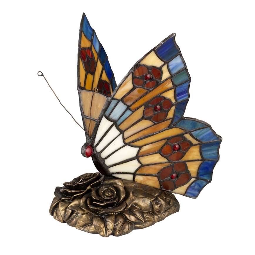 Elstead QZ-OBUTTERFLY-TL - LED Koristeellinen valo TIFFANY 1xG9/3W/12/230V perhonen