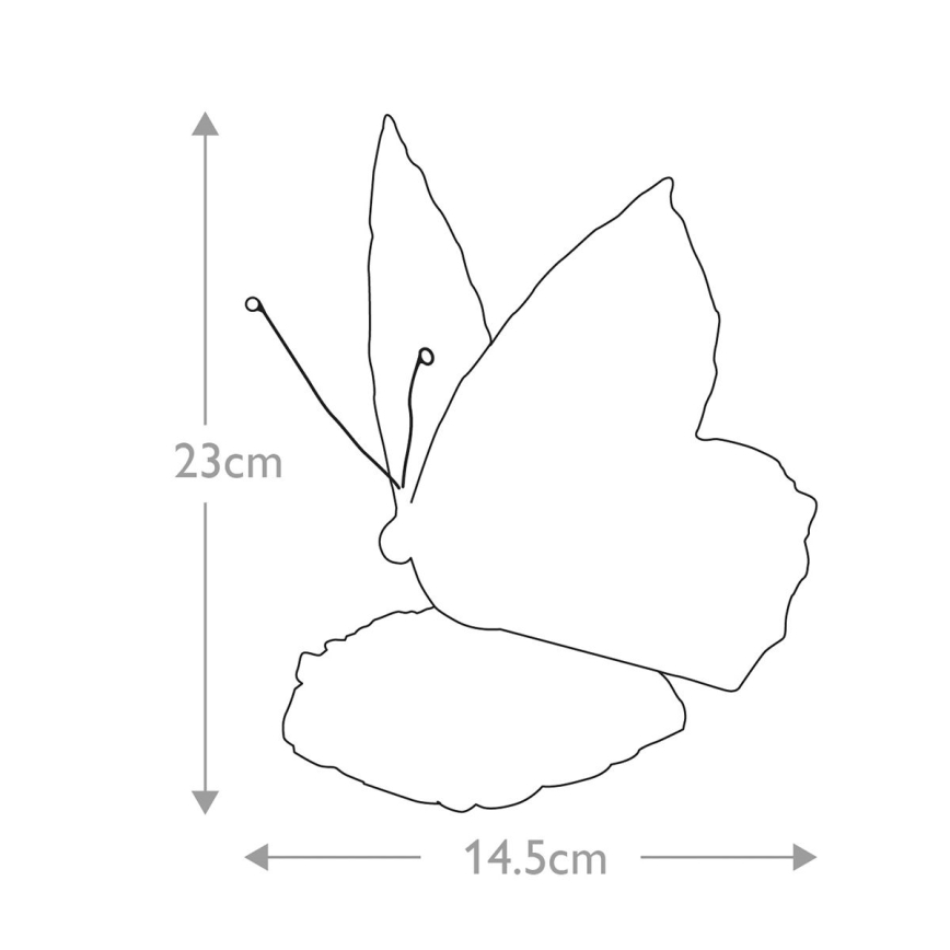 Elstead QZ-OBUTTERFLY-TL - LED Koristeellinen valo TIFFANY 1xG9/3W/12/230V perhonen