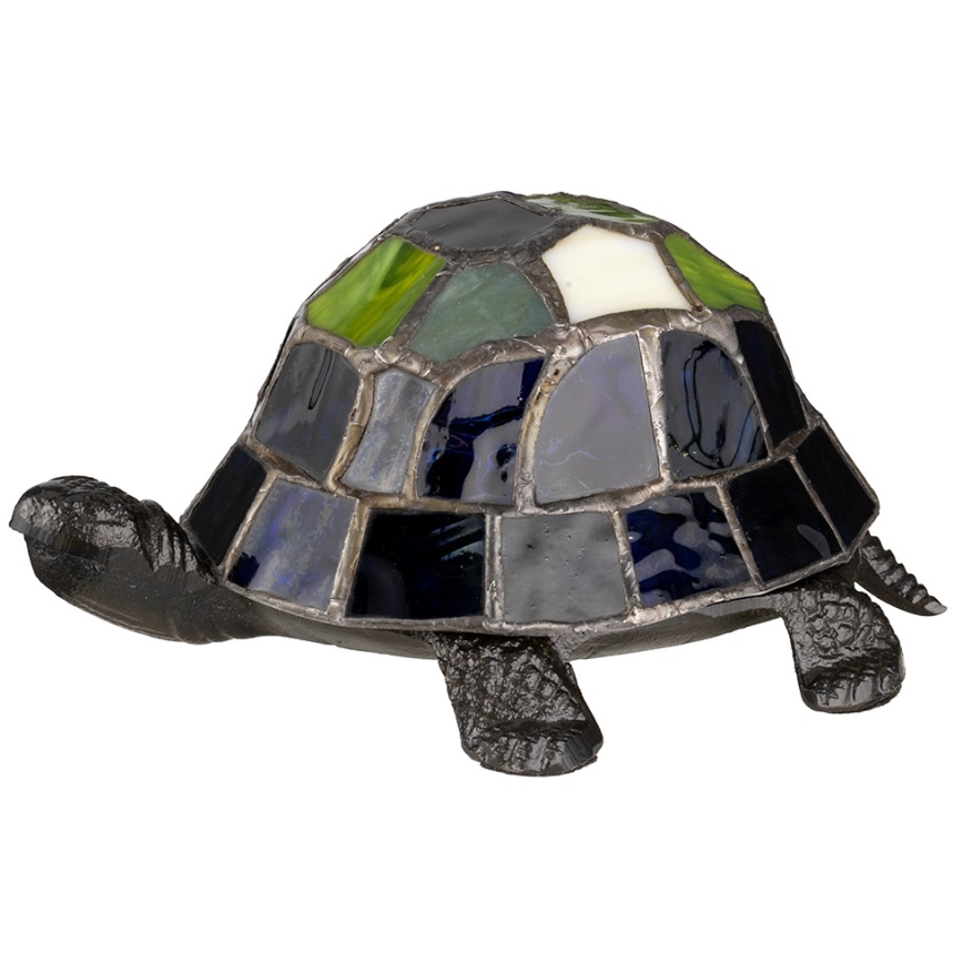 Elstead QZ-TORTOISE-TL - LED-koristevalo TIFFANY LED/3xAAA kilpikonna