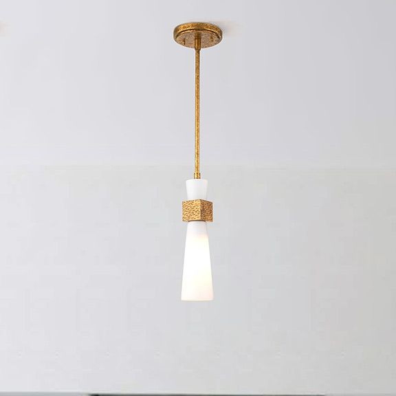 Elstead - Tankokiinnitteinen kattokruunu KRISTY 1xE27/40W/230V, halkaisija 15,2 cm, kuparinvärinen