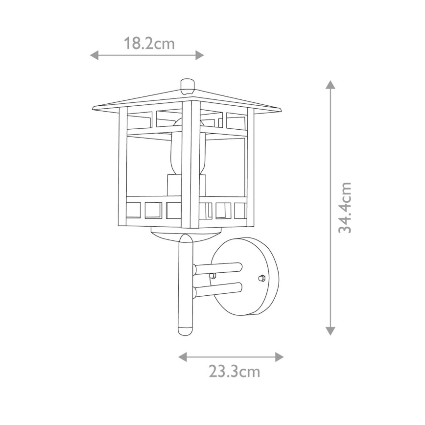 Elstead - Ulkoseinävalaisin KOLNE 1xE27/100W/230V IP44