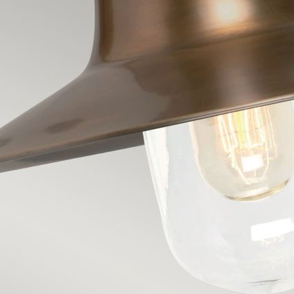 Elstead - Ulkoseinävalaisin SHELDON 1xE27/100W/230V IP44 pronssi
