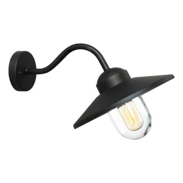 Elstead - Ulkovalaisin KLAMPENBORG 1xE27/60W/230V IP44 musta